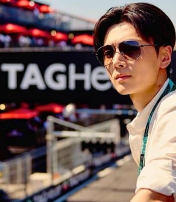 JAY d'ENHYPEN dans les coulisses du Grand Prix TAG Heuer d'Espagne