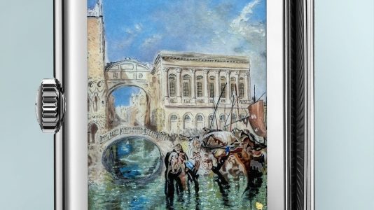 ParisSelectBook - Jaeger-LeCoultre peint Venise sur émail pour sa nouvelle Reverso