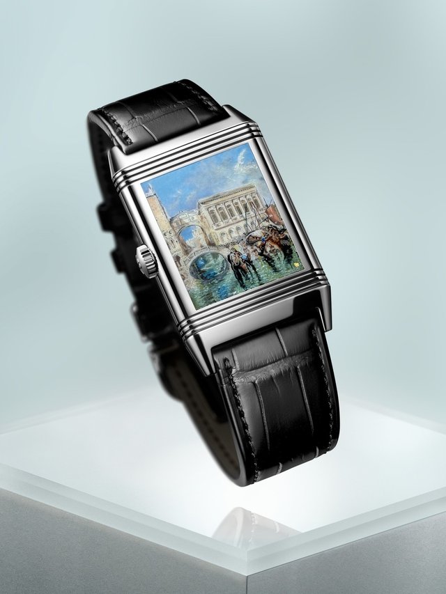 Jaeger-LeCoultre peint Venise sur émail pour sa nouvelle Reverso