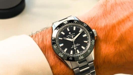La Chronomaster Solo Sport de Zenith en céramique noire