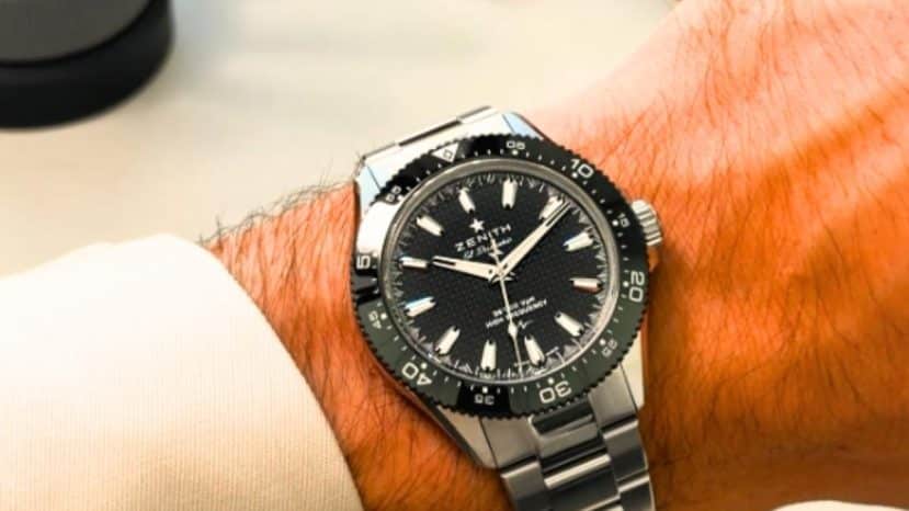 La Chronomaster Solo Sport de Zenith en céramique noire