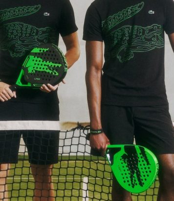 ParisSelectBook - Lacoste se lance dans le padel avec raquettes et tenues techniques