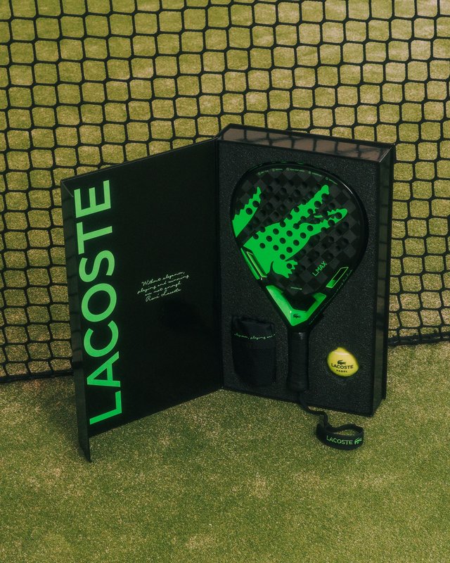 Lacoste se lance dans le padel avec raquettes et tenues techniques