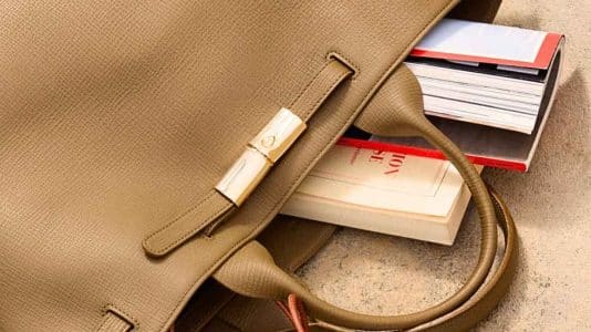 Le Smart de Longchamp, un sac d'hiver à fermeture en bambou