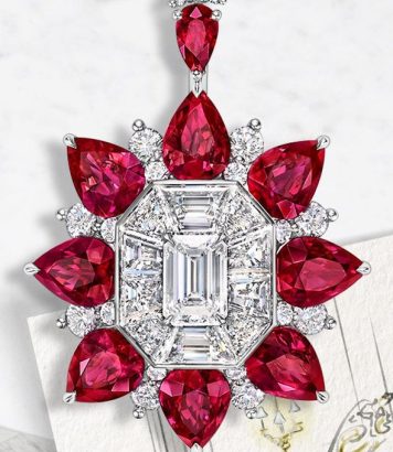 ParisSelectBook - Le sol en marbre de Harry Winston devient une parure de rubis