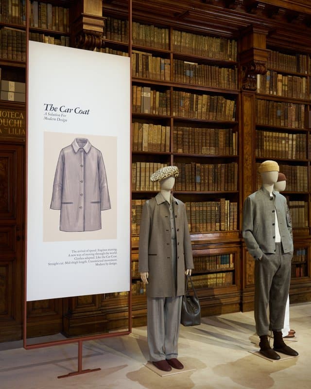 Loro Piana expose ses patrons de coupe à la Braidense pour SS27