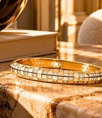 Louis Vuitton Joaillerie enrichit sa collection Damier de 8 nouvelles pièces unisexes en or et diamants