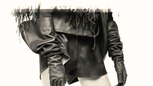 Rick Owens associe cuir brut et soie brodée main pour l'hiver