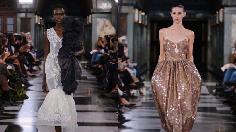Simone Rocha habille le printemps de tulle brodé et de paillettes
