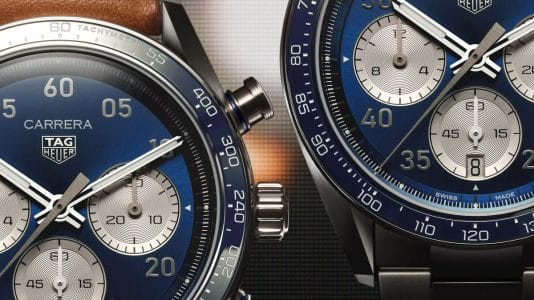 ParisSelectBook - TAG Heuer Carrera bleue en cuir ou acier, laquelle vous ressemble