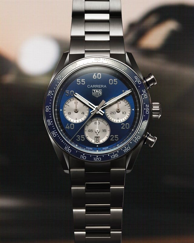 TAG Heuer Carrera en vert ou bleu, 80 heures d'élan
