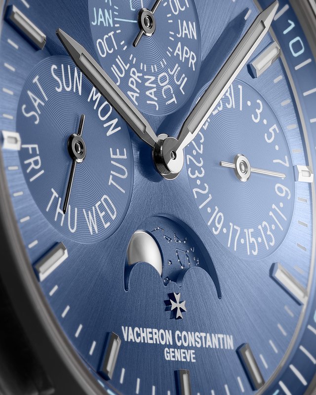 Vacheron Constantin fait de l'azur un cadran calendrier perpétuel