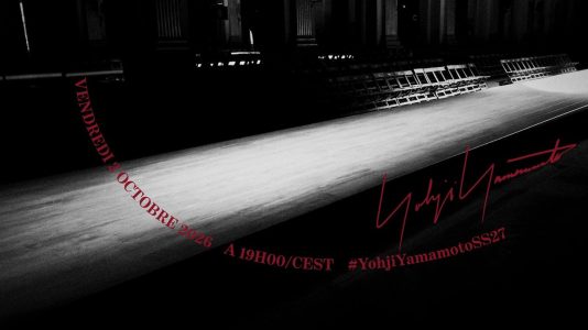 ParisSelectBook - Yohji Yamamoto ouvre son défilé printemps-été 2027 en direct mondial
