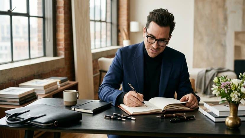 ParisSelectBook - Dan Levy pose avec les créations Montblanc pour Flaunt