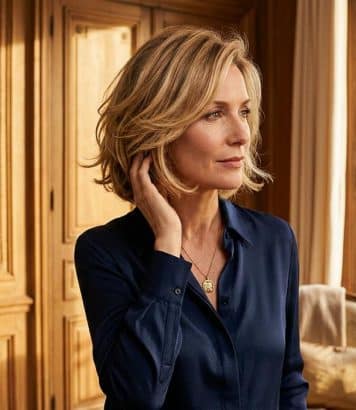 ParisSelectBook - Le carré dégradé que les coiffeurs recommandent pour les cheveux fins après 45 ans
