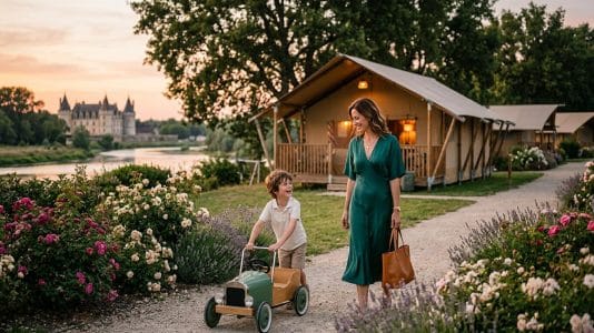 ParisSelectBook - 5 hôtels et campings en vallée de la Loire pour des vacances en famille inoubliables