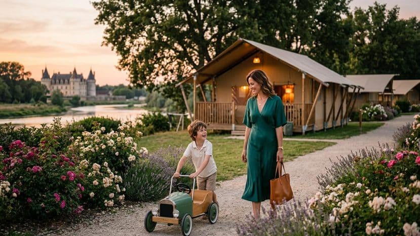 ParisSelectBook - 5 hôtels et campings en vallée de la Loire pour des vacances en famille inoubliables