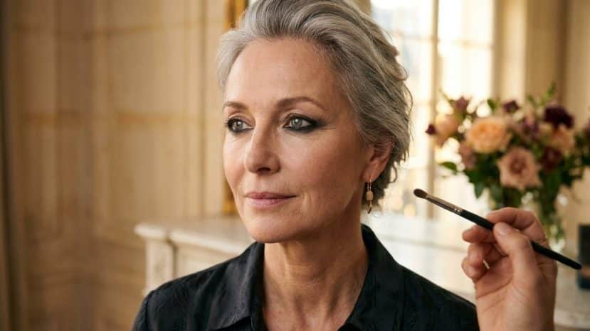 ParisSelectBook - Maquilleur Charly Salvator révèle le smoke liner à deux produits qui lifte les paupières tombantes après 50 ans