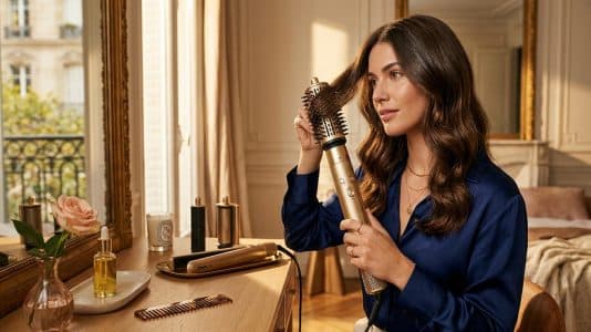 ParisSelectBook - Le Shark Glam 4-en-1 à 229,99 € qui remplace tous vos outils coiffants en une seule séance