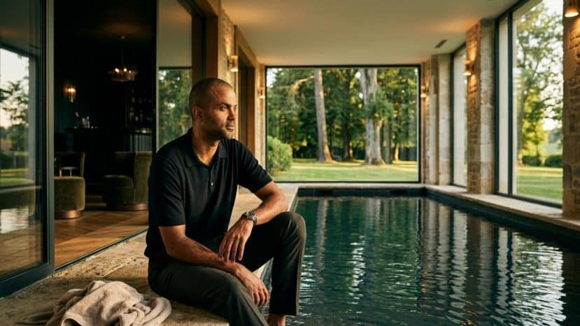 ParisSelectBook - Tony Parker vit dans une villa de 320 m² près de Lyon avec piscine intérieure et discothèque privée