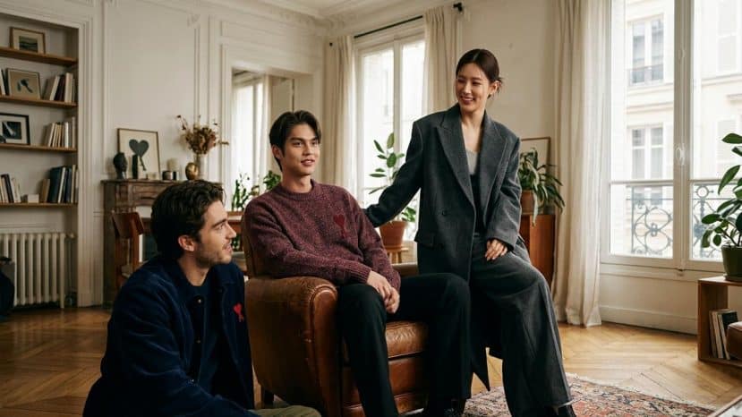 ParisSelectBook - Ami Paris confie sa collection AH 2026 à six visages du cinéma et de la musique