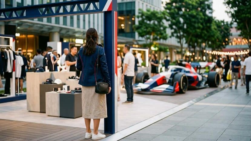 ParisSelectBook - Tommy Hilfiger s'invite à Singapour avec sa collection Cadillac F1