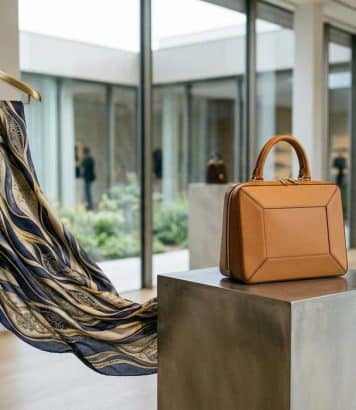 ParisSelectBook - Soieries fluides et cuir géométrique, le grand écart de Louis Vuitton