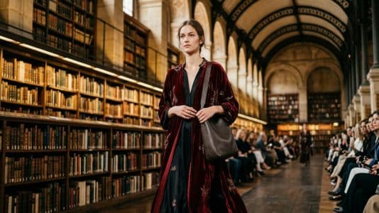ParisSelectBook - Valentino défile à la Bibliothèque Sainte-Geneviève pour raconter l'inachevé