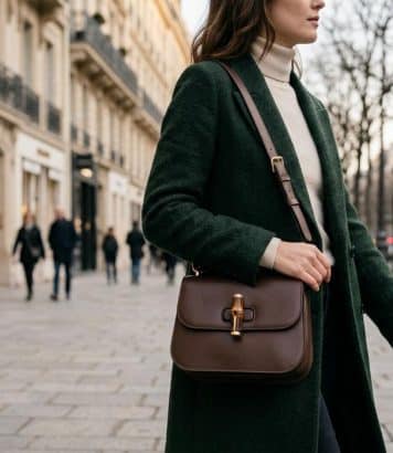 ParisSelectBook - Le détail bambou du Smart crossbody signe l'hiver Longchamp
