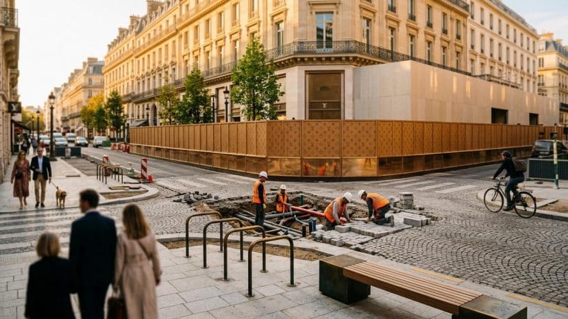 ParisSelectBook - Louis Vuitton va rénover deux rues des Champs-Élysées pour 2 millions d'euros, et ça divise Paris