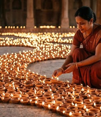 ParisSelectBook - Bvlgari et 4 500 diyas en terre cuite pour célébrer Diwali