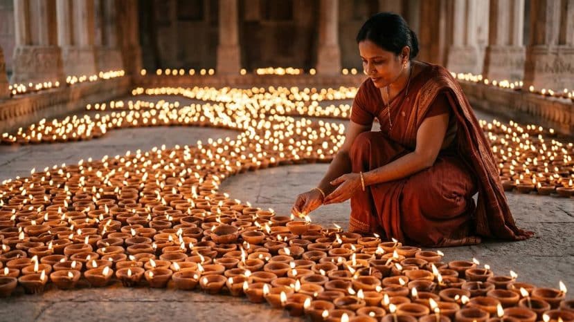 ParisSelectBook - Bvlgari et 4 500 diyas en terre cuite pour célébrer Diwali