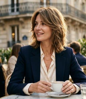 ParisSelectBook - La coupe parfaite après 45 ans pour donner du volume aux cheveux fins sans brushing quotidien