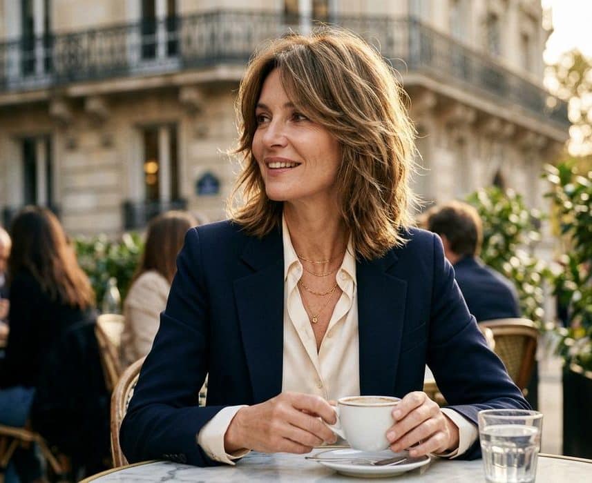 ParisSelectBook - La coupe parfaite après 45 ans pour donner du volume aux cheveux fins sans brushing quotidien