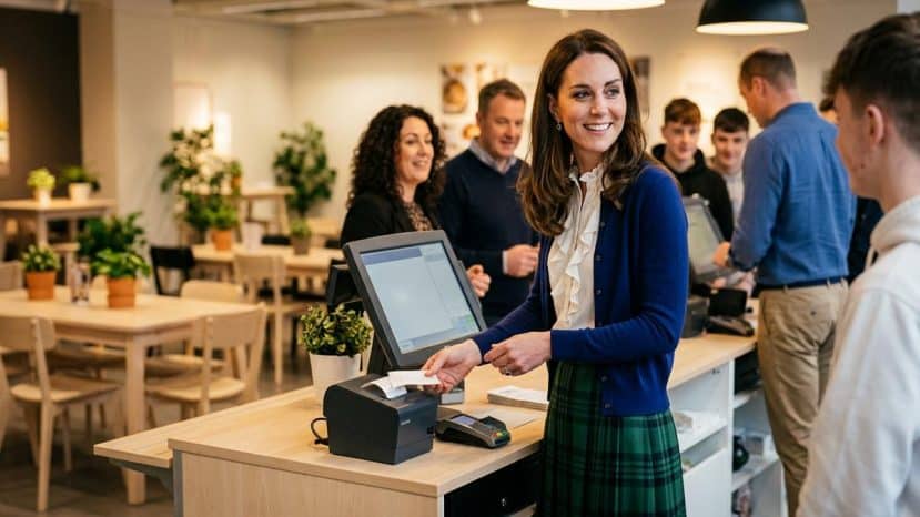 ParisSelectBook - "Je ne m'y attendais pas du tout" : Kate Middleton passe caissière chez IKEA Belfast et conquiert les clients
