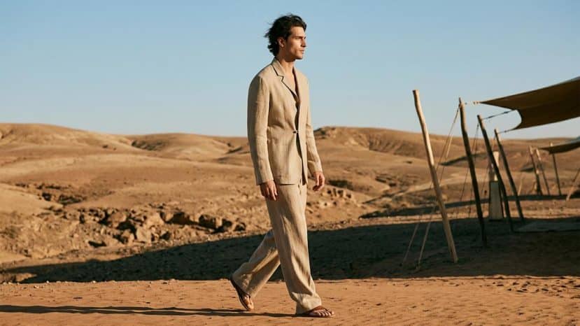 ParisSelectBook - Giorgio Armani et Kith revisitent le costume dans le désert d'Agafay