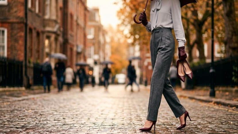 ParisSelectBook - Le pantalon à pinces de Kate Middleton allonge la silhouette et s'impose comme LA pièce de l'automne
