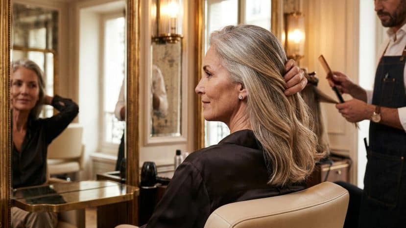 ParisSelectBook - Le color melting, l'astuce coiffure après 50 ans qui remplace la coloration classique sans effet racines