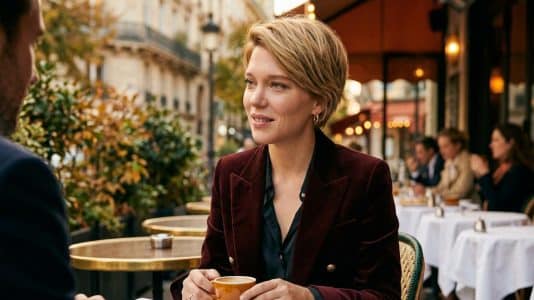 ParisSelectBook - Léa Seydoux ose le carré parisien très court et prouve qu'il redessine un visage en quelques centimètres