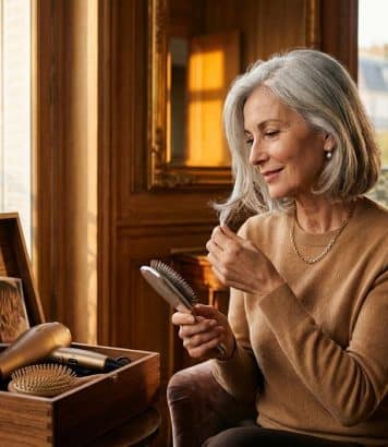 ParisSelectBook - Après 60 ans, la coupe de cheveux idéale se choisit d'abord selon le temps que vous voulez y consacrer