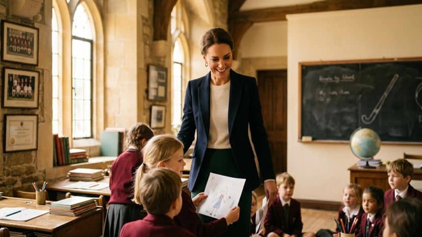 ParisSelectBook - Kate Middleton voulait devenir enseignante avant de rencontrer William et voilà comment ce rêve a resurgi