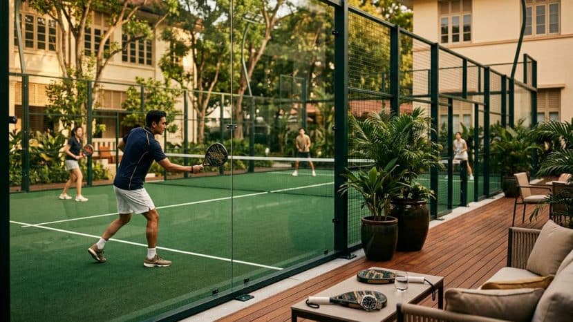 ParisSelectBook - Les maisons de luxe misent sur le padel, les bibliothèques et les jardins immersifs pour séduire l'Asie