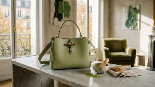 ParisSelectBook - Le sac Le Smart de Longchamp passe au vert Matcha cet hiver