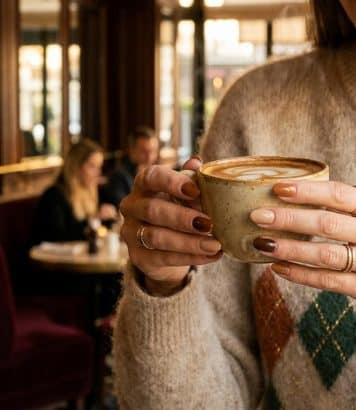ParisSelectBook - Ongles barista, fuzzy sweater, argyle : 7 manucures hivernales qui vont s'imposer dès décembre 2026