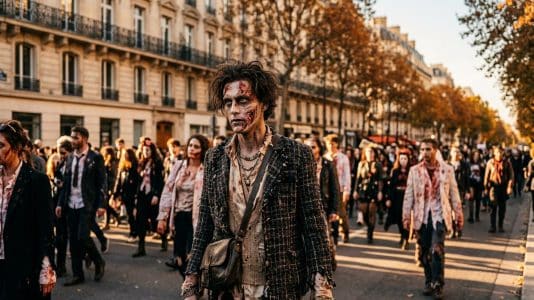 ParisSelectBook - Des centaines de zombies envahissent Paris le 7 novembre pour la Zombie Walk de Bastille à Nation