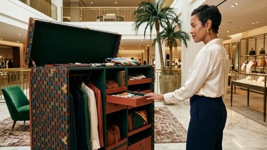 ParisSelectBook - Moynat installe ses malles géantes chez Neiman Marcus Beverly Hills