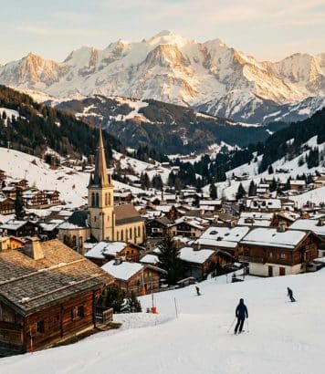 ParisSelectBook - Entre lac Léman et Mont-Blanc, ce village de Haute-Savoie cache l'un des plus grands domaines skiables du monde