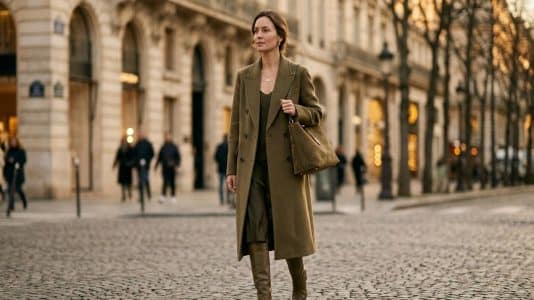 ParisSelectBook - Le kaki s'impose comme la couleur phare de l'hiver après avoir disparu des dressings depuis les années 2000