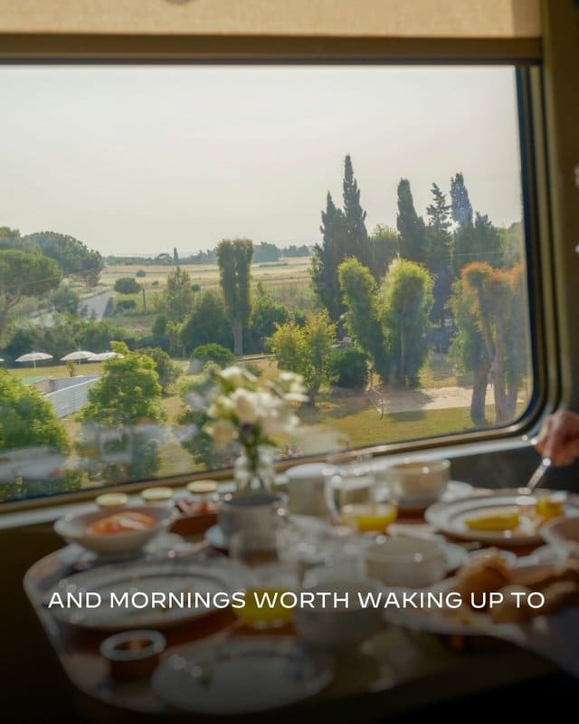 À bord du La Dolce Vita Orient Express, Noël traverse l'Italie