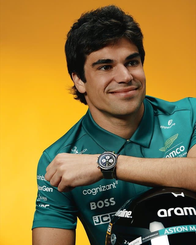 Alonso et Stroll misent sur la Navitimer B01 en titane de Breitling